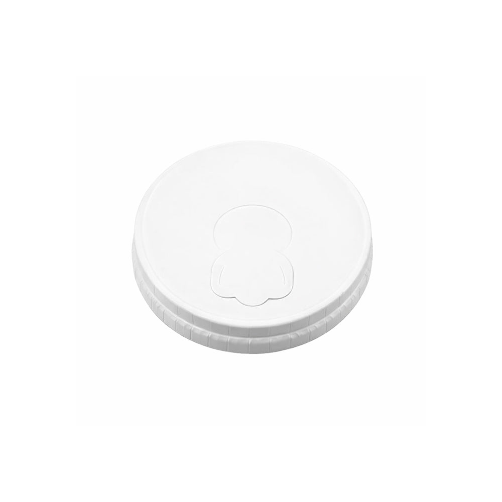 Tampas Copos Papel 120ml Ø6,2cm Branco 50un