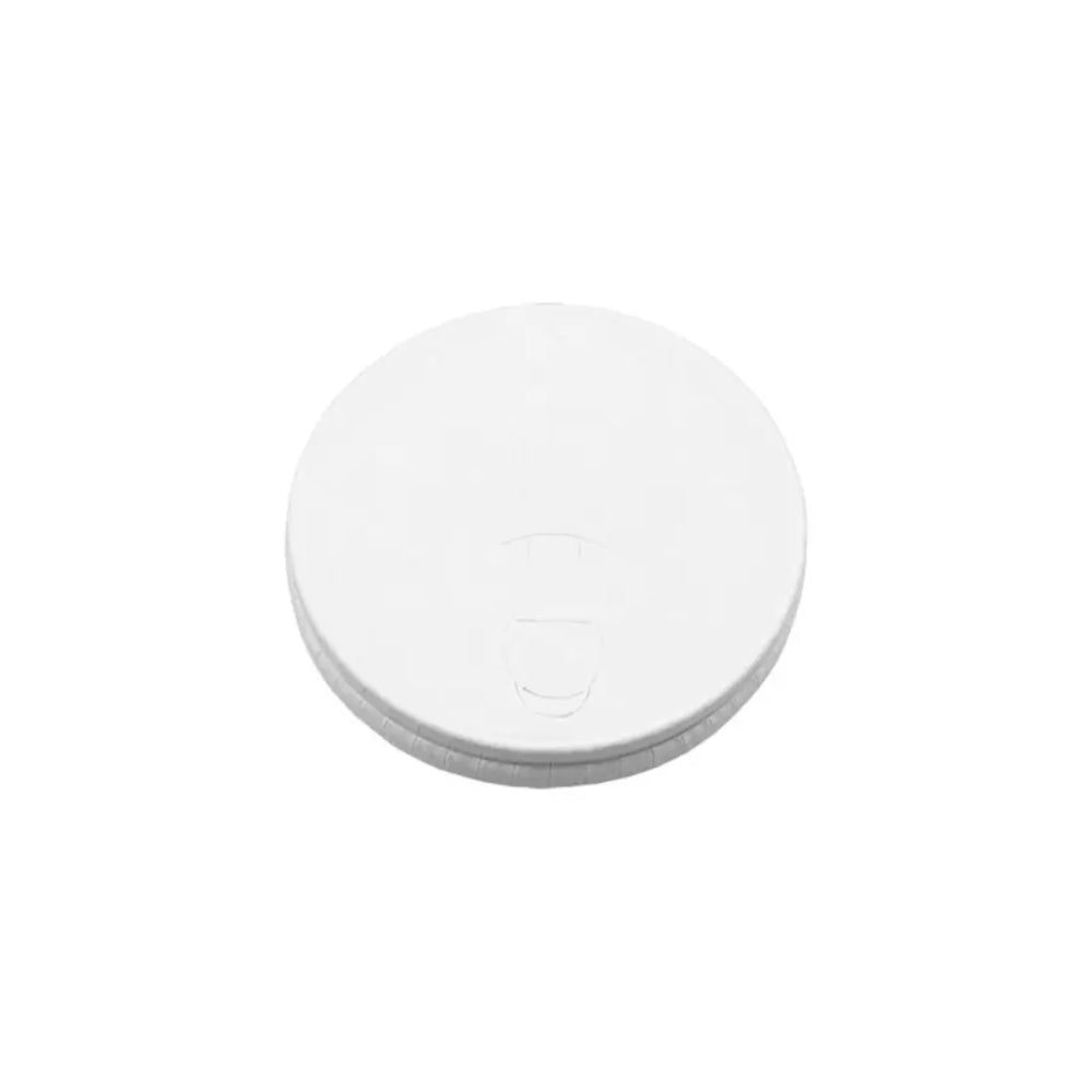 Tampas Copos Papel 240ml Ø8cm Branco 50un