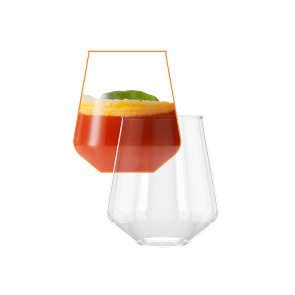 Copo Água em Tritan HappyGlass Lady Yoko 400ml 4un
