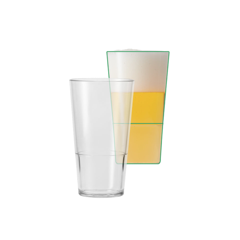 Copo Empilhável em Tritan HappyGlass Mr. Vincent 330ml