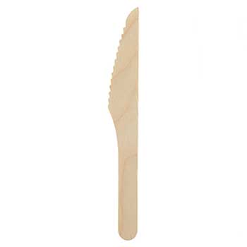 Facas Madeira 16,5cm 100un