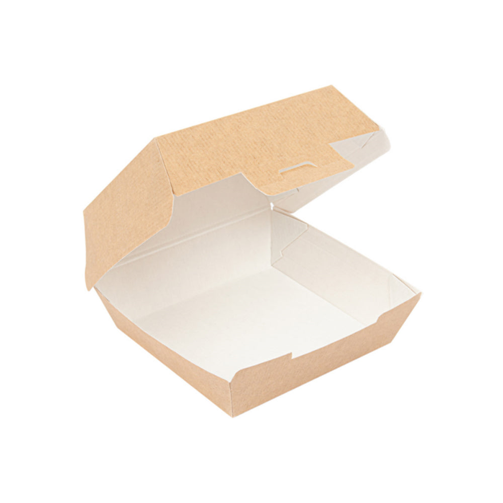 Caixa Hamburguer THEPACK 6,2x12,5x13cm Natural 50un