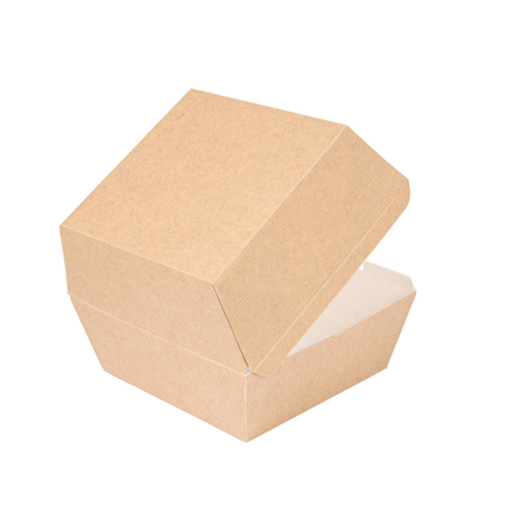 Caixa Hamburguer THEPACK 14,4x13,6x9,2cm Natural 50u
