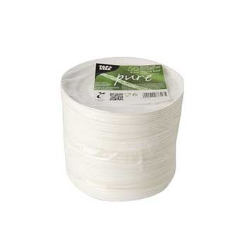 Tampas Tigelas Sopa Cana de Açucar Ø14 cm Natural 600ml 50un