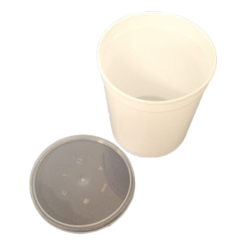Embalagem Redonda Alimentar 1000ml PP c/Tampa 25un