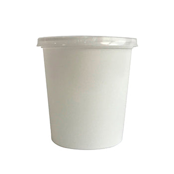 Embalagem Redonda Alimentar 1000ml PP c/Tampa 25un