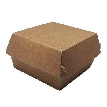 Caixa Hamburguer Kraft 500ml 11,5x11,5x7,5cm 150un