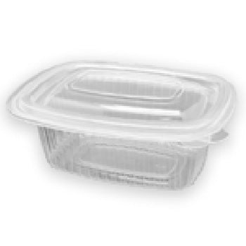 Embalagem Alimentar 250ml PP Reutilizável c/Tampa 50un