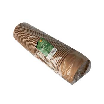 Saladeiras 1000ml Cartão Redondo Ø150mm  Cor Kraft 50un