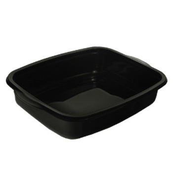 Embalagem Alimentar 1,1L PP s/Tampa Preto 50un