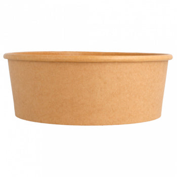 Saladeiras 1300ml Cartão Redondo Ø18cm Cor Kraft 50un