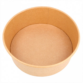 Saladeiras 1300ml Cartão Redondo Ø18cm Cor Kraft 50un