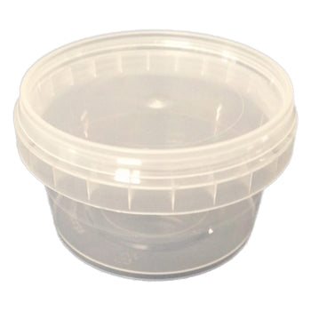 Embalagem Redonda 210ml PP Reutilizável c/Tampa 1un