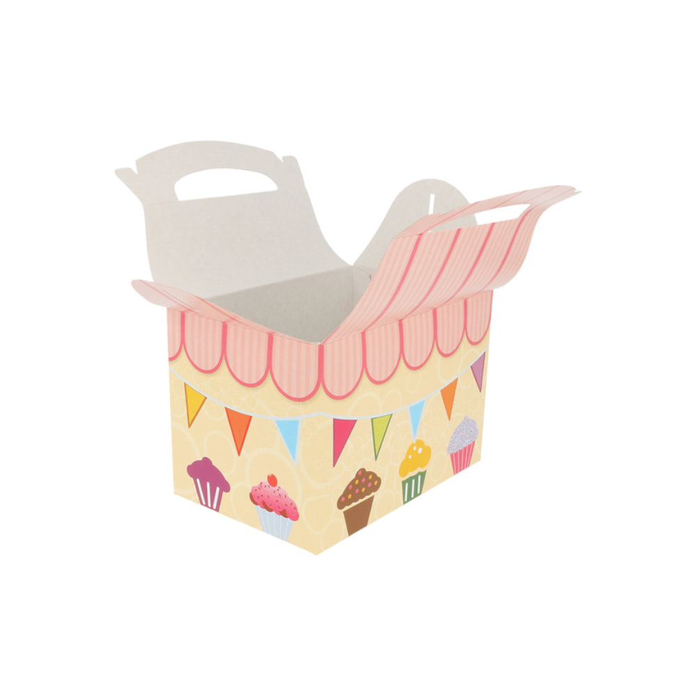 Caixa 15,5x10,5x17,5cm Asa Menu Lunch Box Party 50un