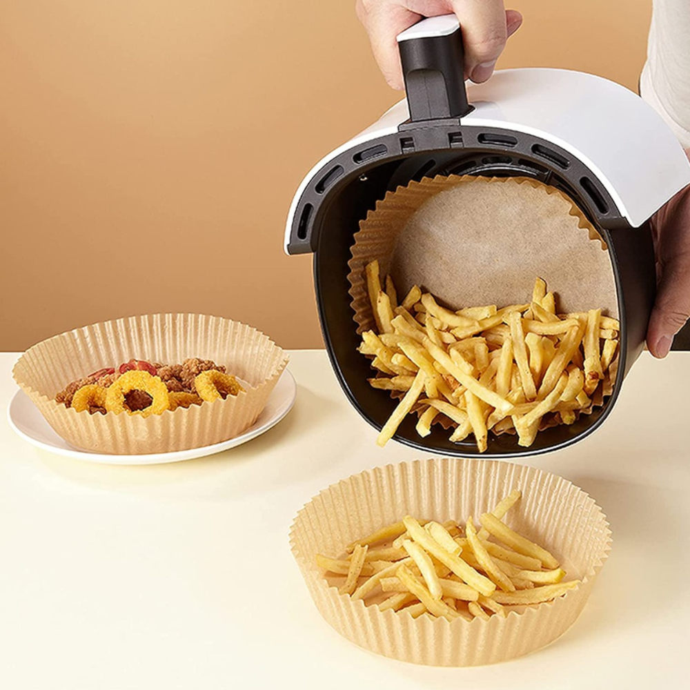 Formas Papel Air Fryer Redondas 20cm 50un