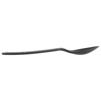 Colheres Sopa C-PLA Reutilizáveis 16cm Preto 100un