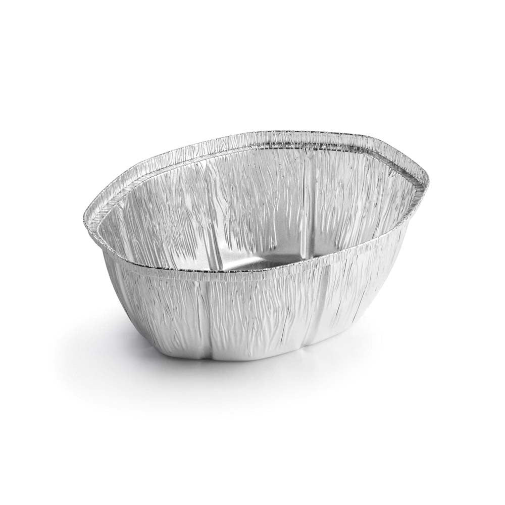 Embalagem Alimentar Alumínio 2400ml Oval c/Tampa 100un
