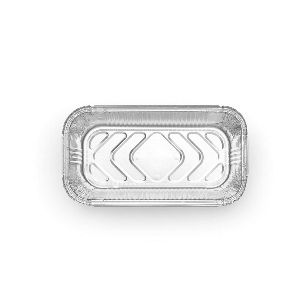 Embalagem Alimentar Alumínio 1600ml Retangular c/Tampa 100un