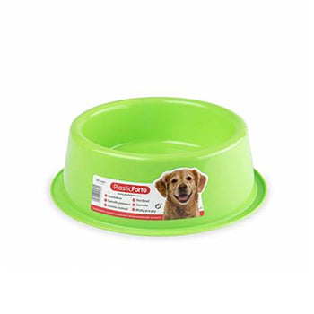 Comedouro Grande para Cão 24,5x24,5x7,5cm Sortido