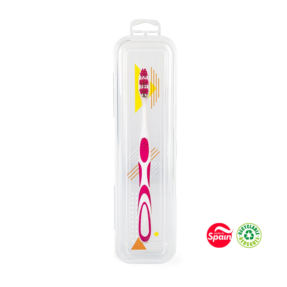 Estojo Multiusos Higiene Oral Transparente 1un