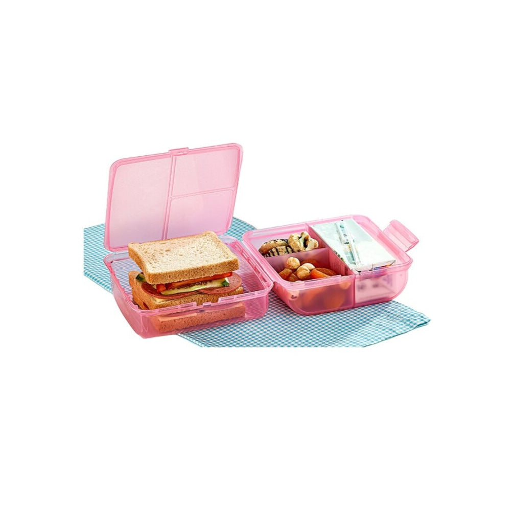 Caixa Sandwich Moss 14,5x14,5x8cm Rosa