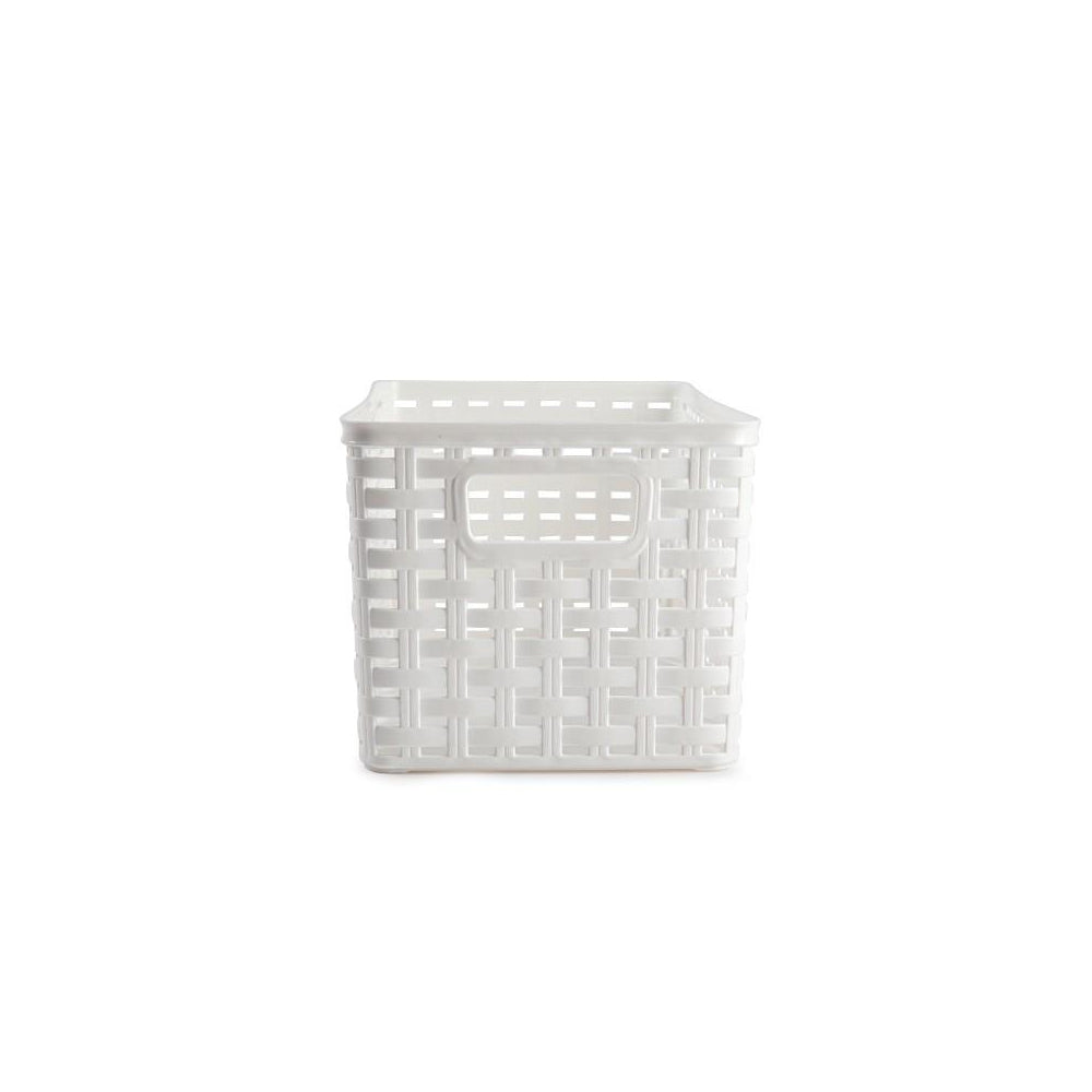Caixa Arrumação Rattan Nº1 5L Branco