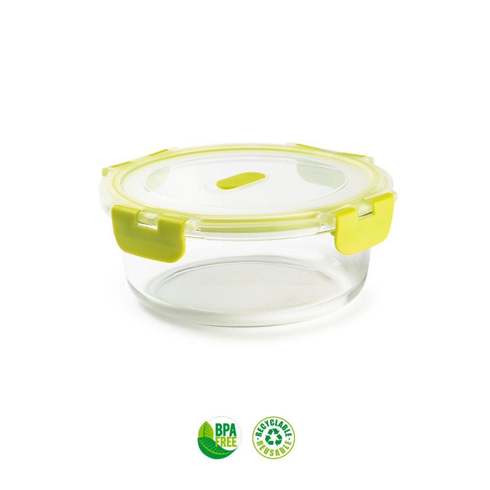 Caixa Hermética Vidro c/ Válvula Luxe 950ml Sortido