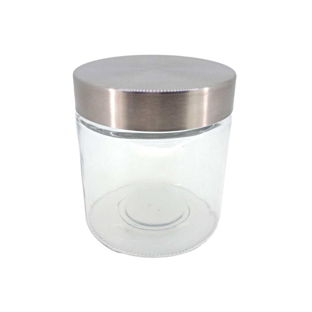 Frasco Vidro 700ml Tampa Metal