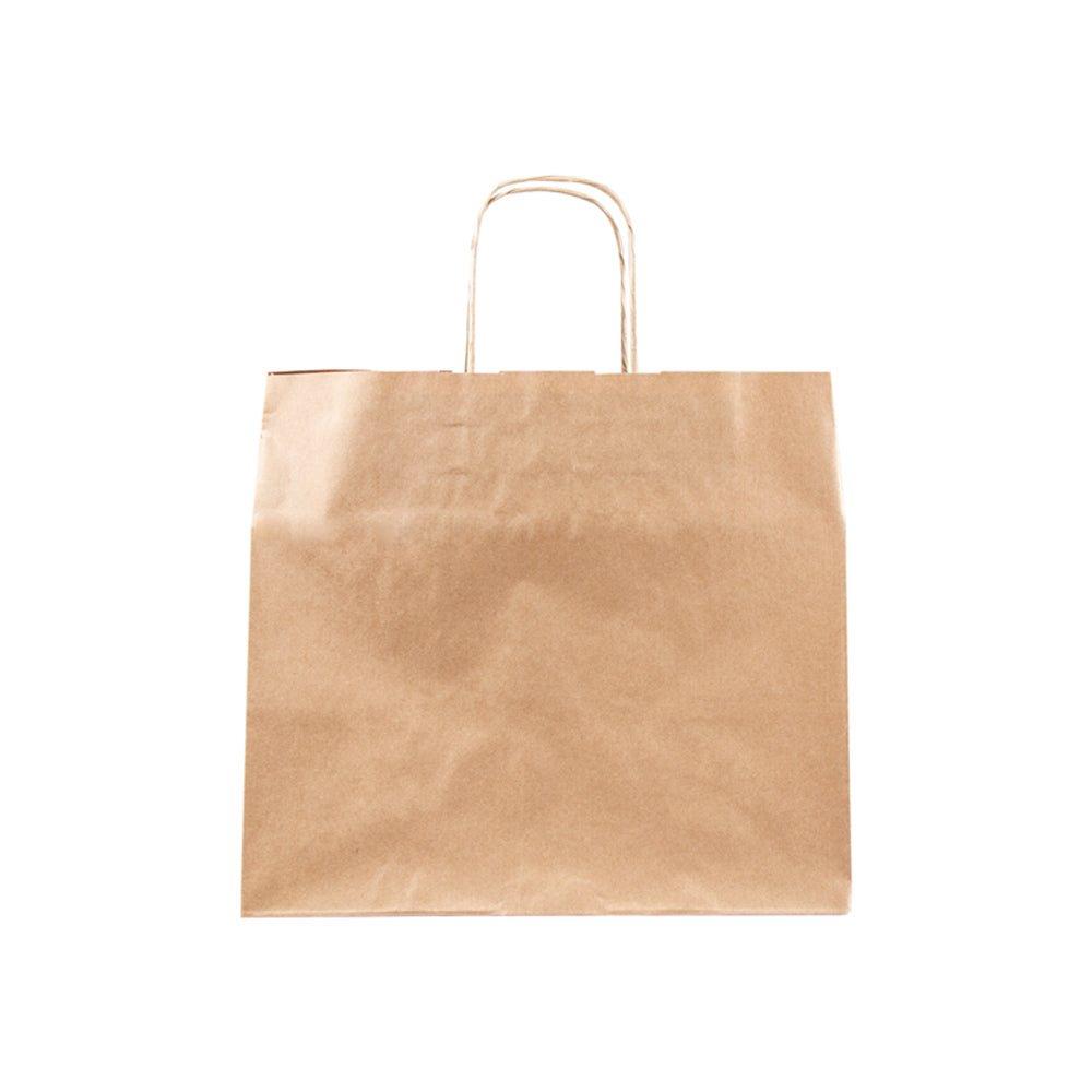 Saco 32x21x28,5cm Papel 90g c/Asas Kraft 1un