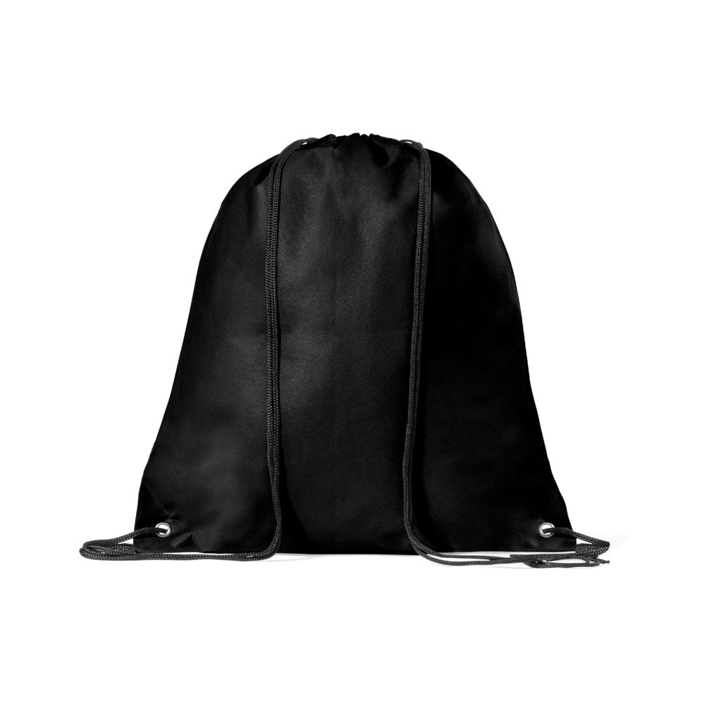 Saco Mochila Non-Woven Preto 37x41cm