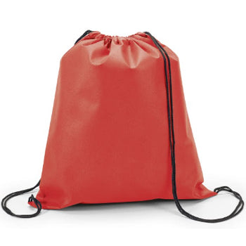 Saco Mochila Non-Woven 37x41cm com Ilhós Vermelho