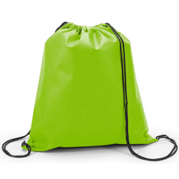 Saco Mochila Non-Woven 37x41cm com Ilhós Verde