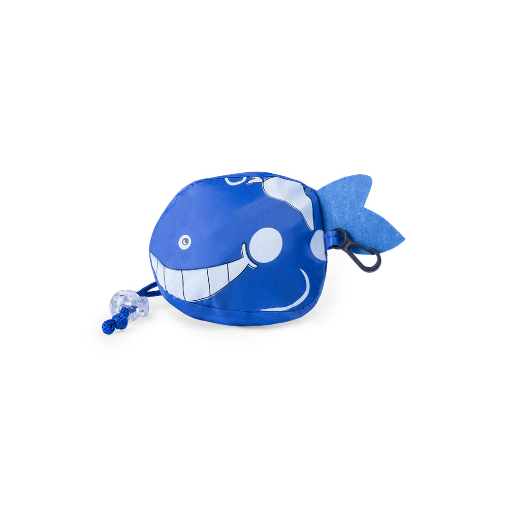 Saco Mochila Dobrável Kissa Azul