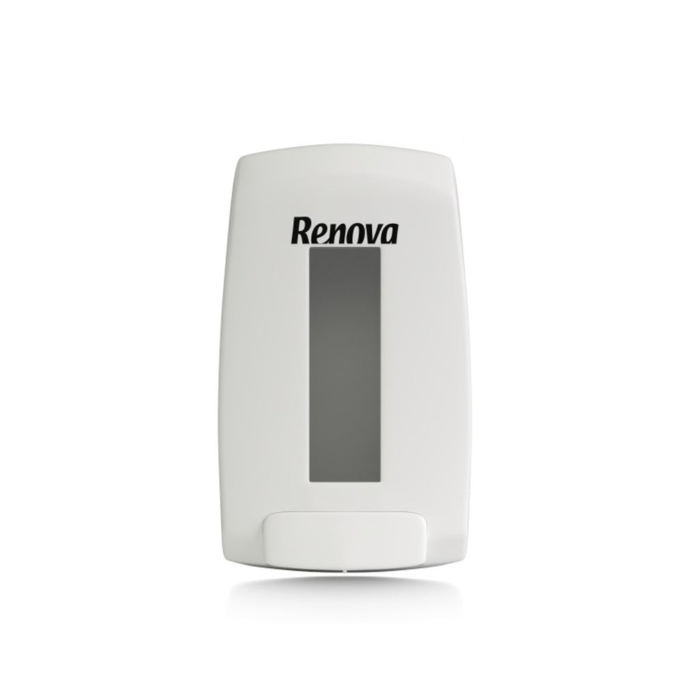 Saboneteira Enchimento Plástico Vintage Branco RENOVA 1L