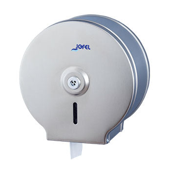Dispensador Papel Higiénico Jumbo Jofel Aço e Inox Satinado