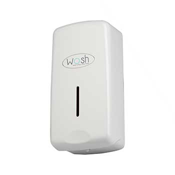 Saboneteira Enchimento Plástico Wosh Branco 1L