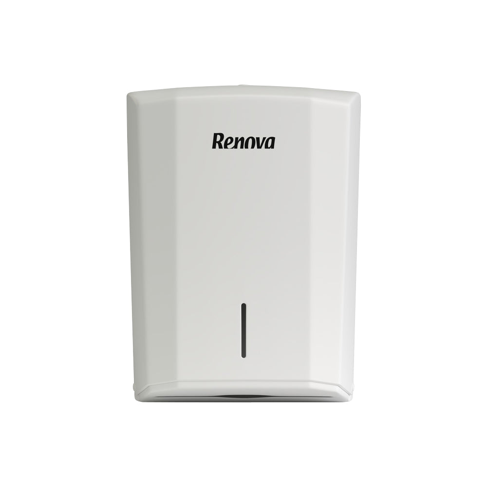 Dispensador Toalhas Mão Zig-Zag Renova Branco