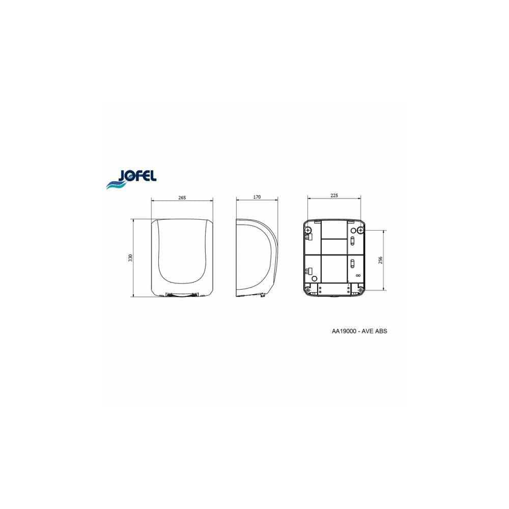 Secador de Mãos Elétrico ABS PW 1400 Branco