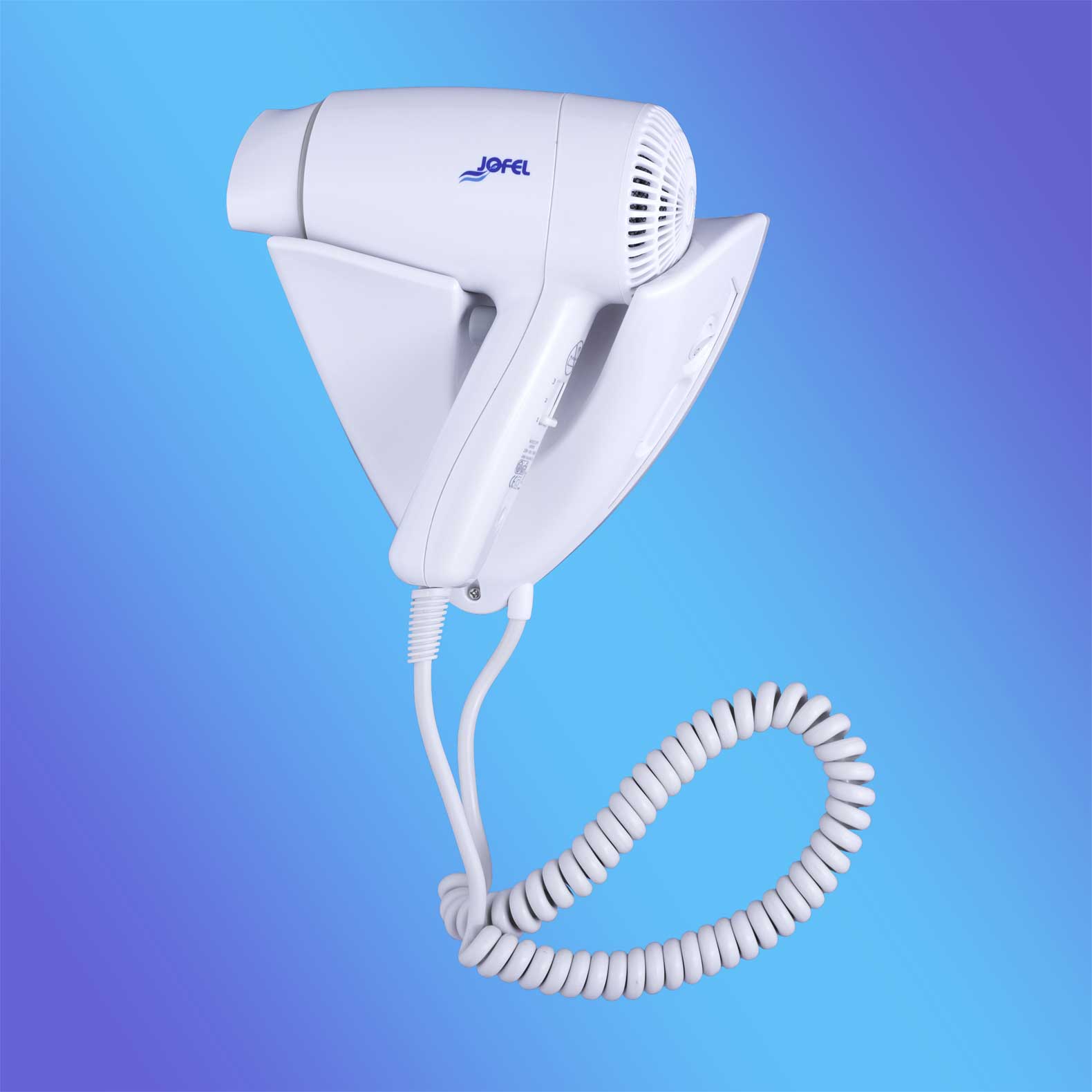Secador Cabelo Elétrico ABS Com Suporte PW 1800 Branco