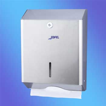 Dispensador Toalhas Mão Zig-Zag Aço Inox Satinado