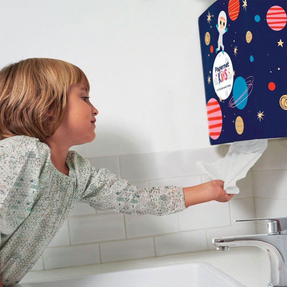 Dispensador Toalhas Mão Zig-Zag Papernet Kids Space