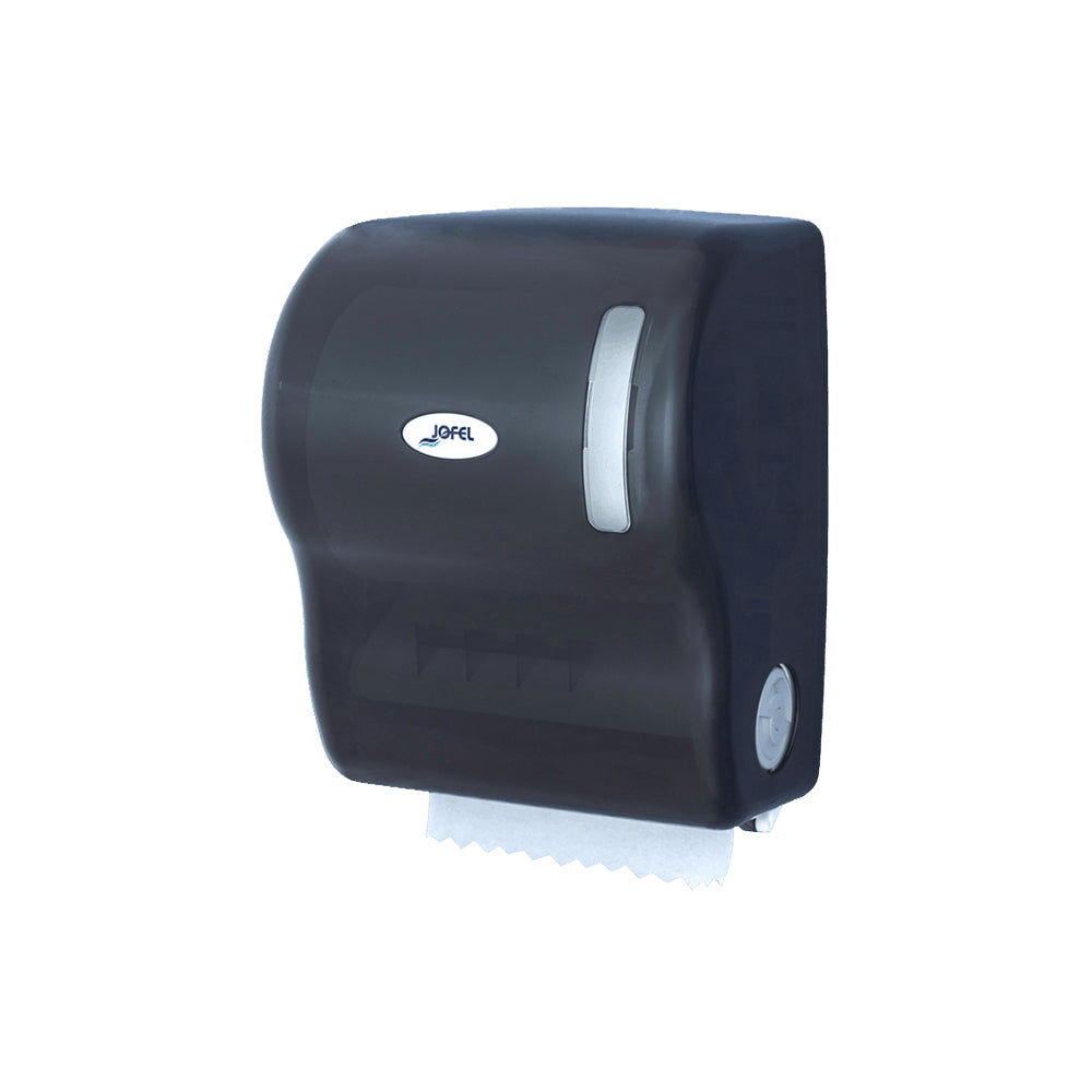 Dispensador Toalhas Rolo c/Auto-Corte Fumado