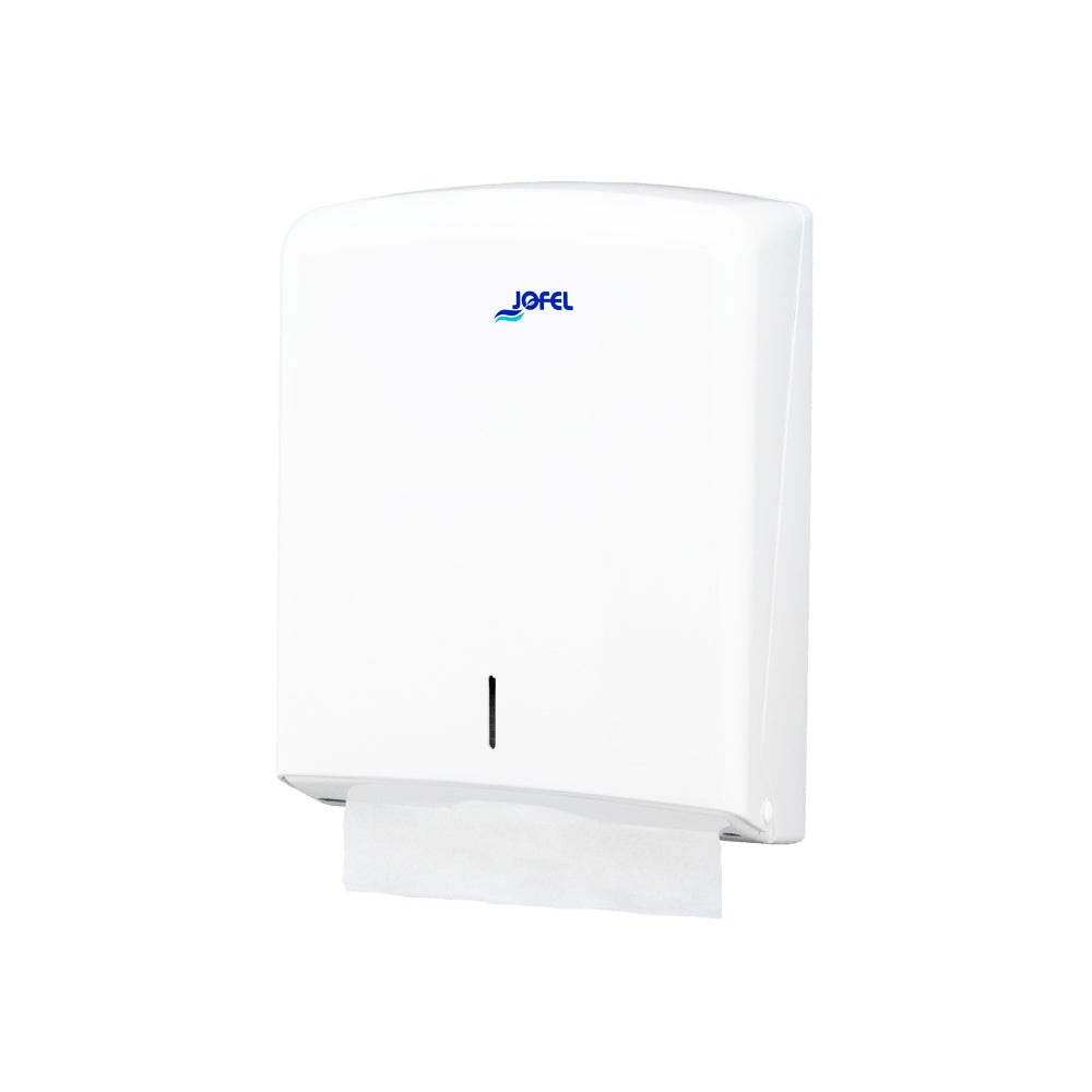 Dispensador Toalhas Mão Zig-Zag  Branco