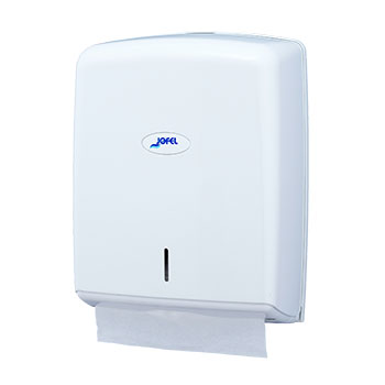Dispensador Toalhas Mão Zig-Zag Branco