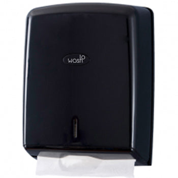 Dispensador Toalhas Mão Zig-Zag Preto