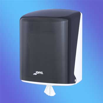 Dispensador Toalhas Rolo Extração Central Fumado