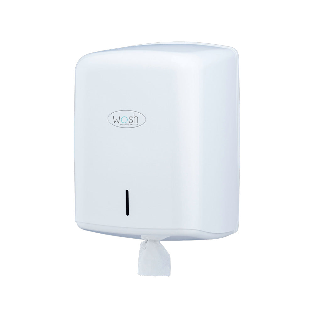 Dispensador Toalhas Rolo Extração Central Branco