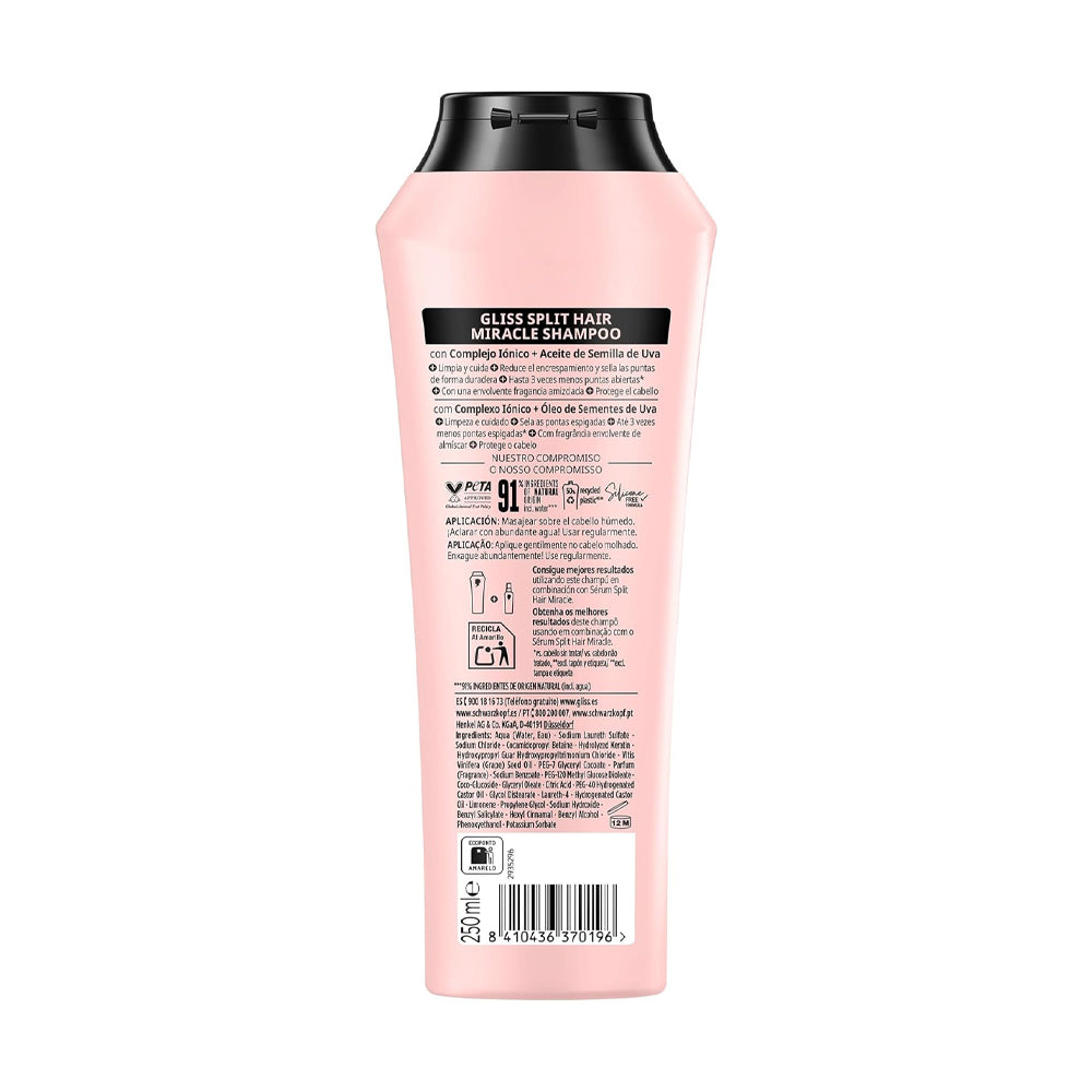 Champô Schwarzkopf Gliss Split Hair Miracle 370ml