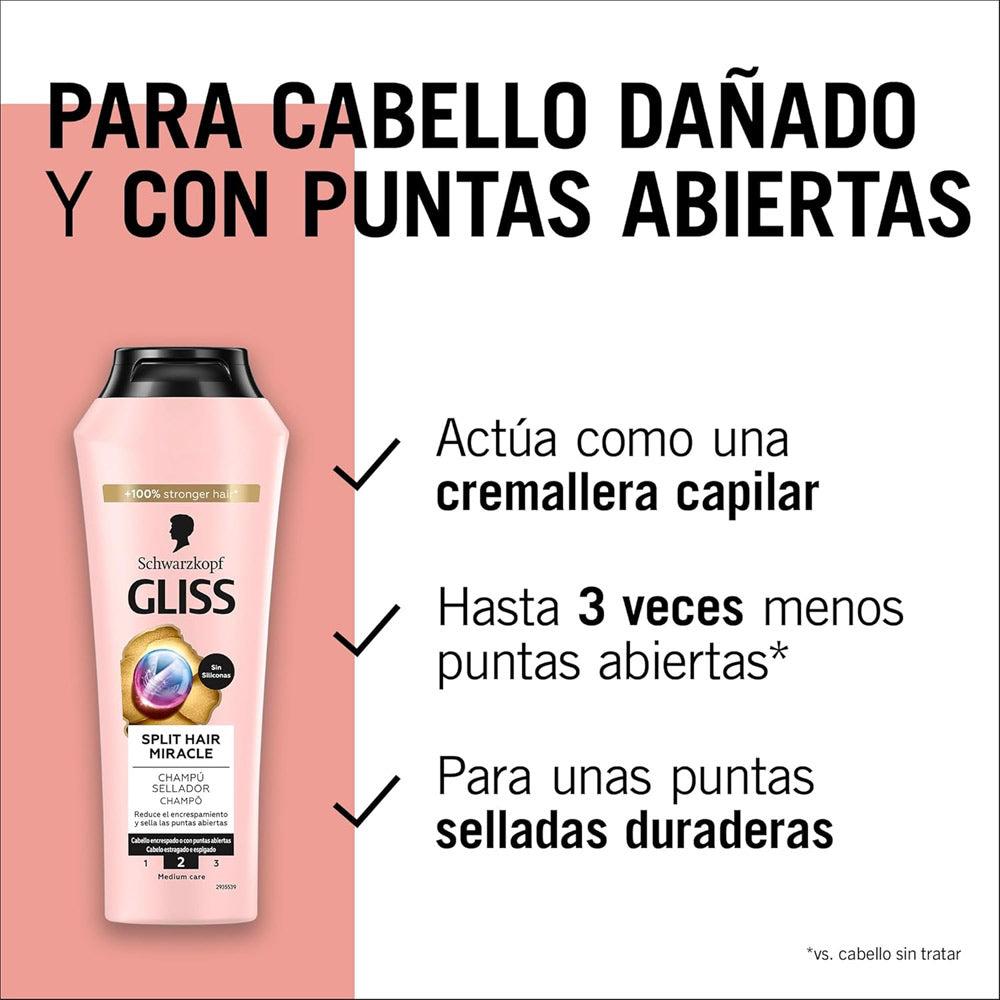 Champô Schwarzkopf Gliss Split Hair Miracle 370ml