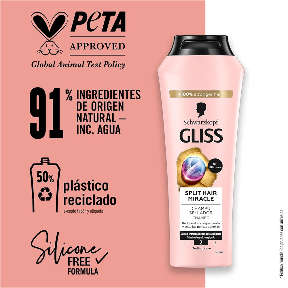 Champô Schwarzkopf Gliss Split Hair Miracle 370ml